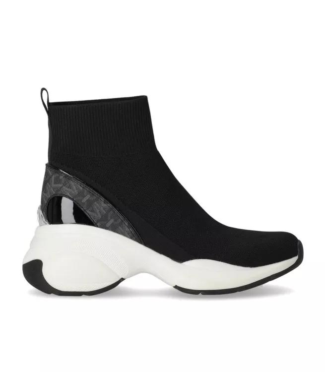 Michael Kors Zuma Bootie Black Slip On Sneaker