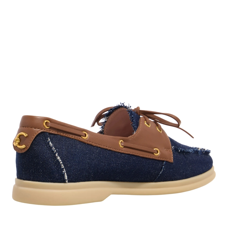 Coccinelle Bootsschoenen C-Cruise Denim Blue Den/Cognac(Image 4)