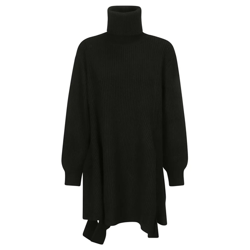 Yohji Yamamoto Rollkragenpullover Oversized Black Turtleneck Sweater Black