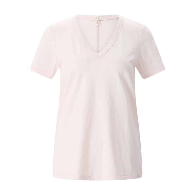 Rag & Bone T-Shirt T-Shirt The Slub Vee pink