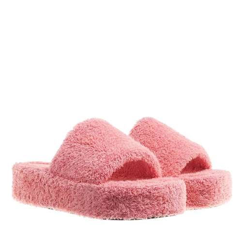 Balenciaga Rise Slide Spongy Soft Towel Sweet Pink Slip-in skor