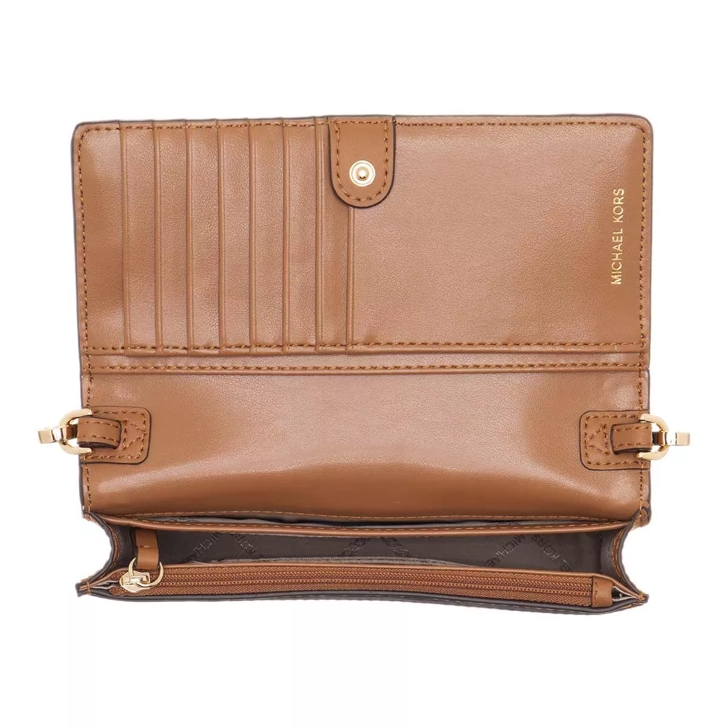 Michael kors leather clearance crossbody phone wallet