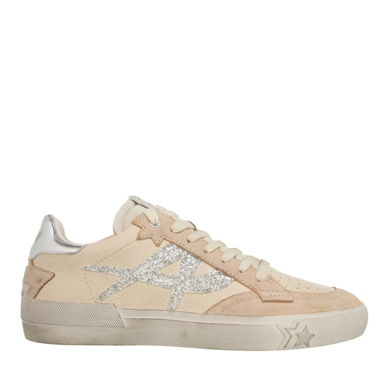 Ash Low-Top-Sneaker Moonlight01 Cuoio/Talc/Silver