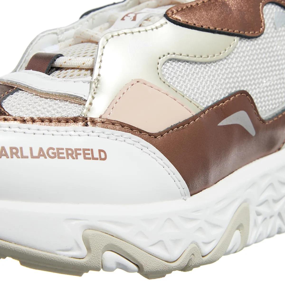 Thumbnail - Karl Lagerfeld Low-Top Sneaker - Blaze Strike Lthr Metallik - Gr. 39 (EU) - in Roségold - für Damen