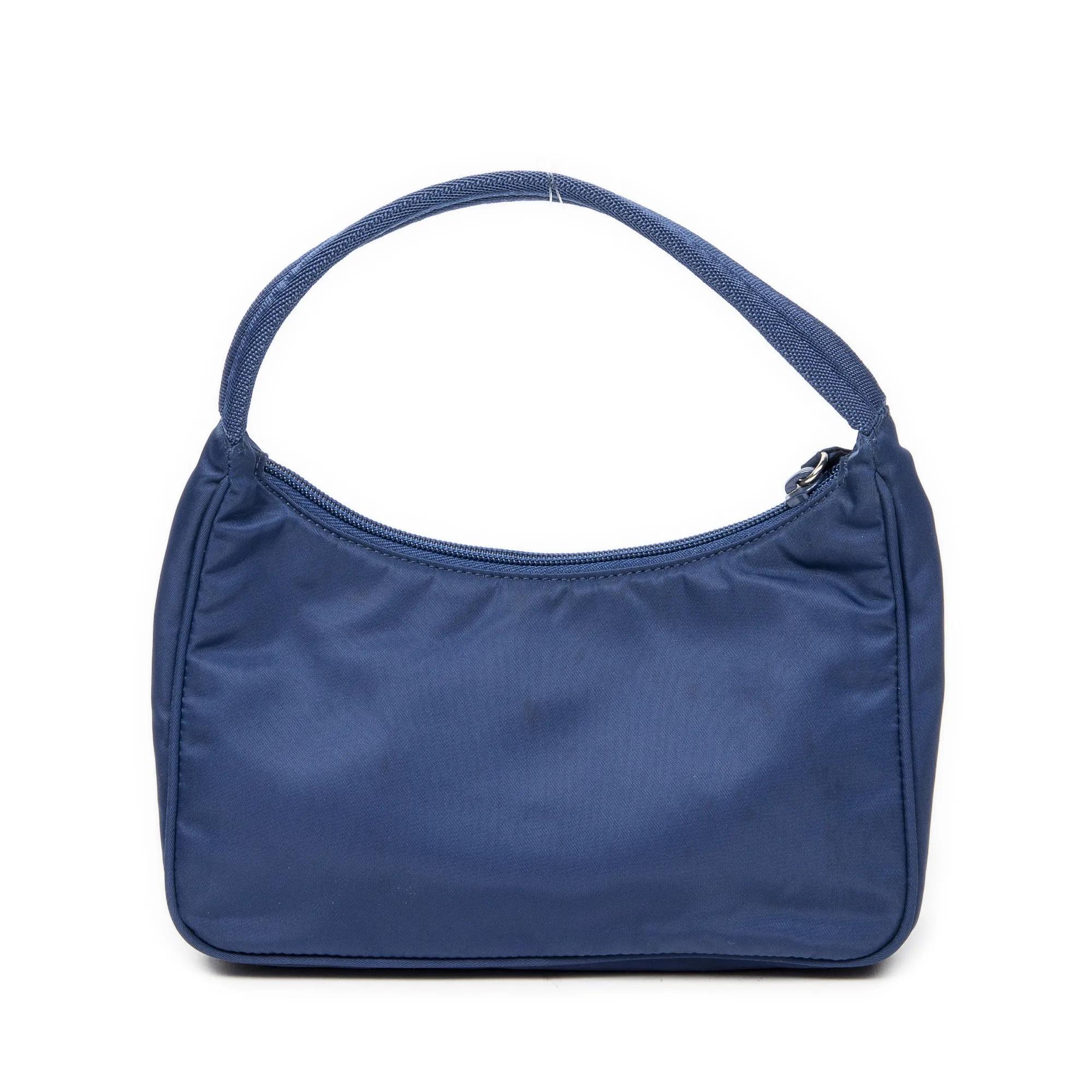 Thumbnail - Prada Crossbody Bags - Vintage Mini Zip Hobo - Gr. unisize - in Blau - für Damen