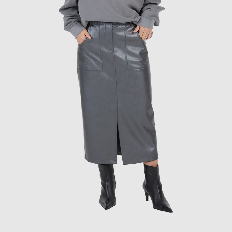 Marc Aurel Lederrock Rock schwarz(Image 3)