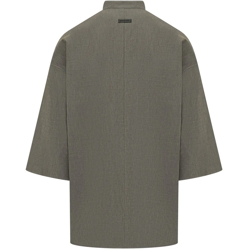 FEAR OF GOD Haut décontracté Camicia Maniche Corte Linea Ampia grün(Image 2)