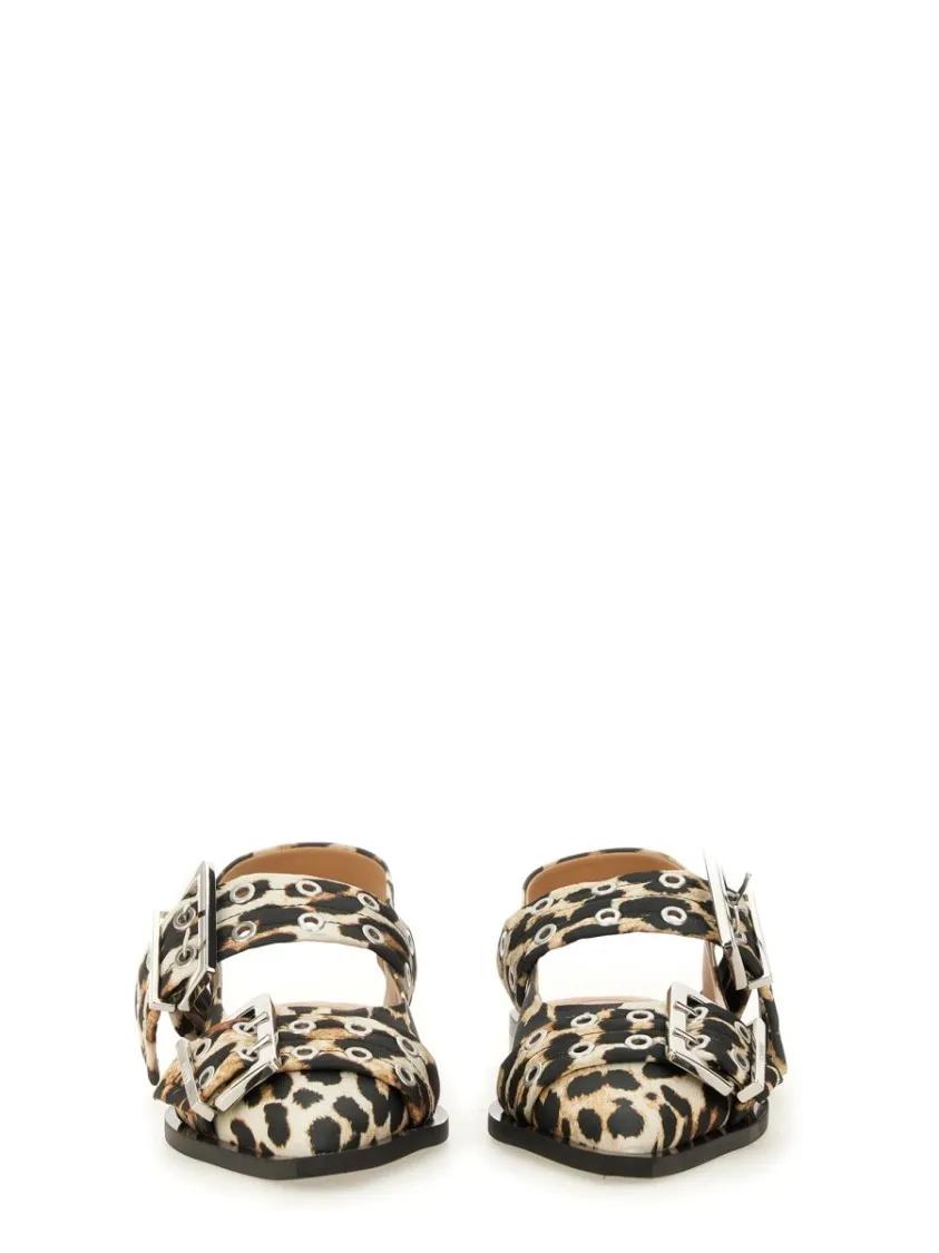 Thumbnail - Leopard Print Slingback Flats - Gr. 37 (EU) - in Braun