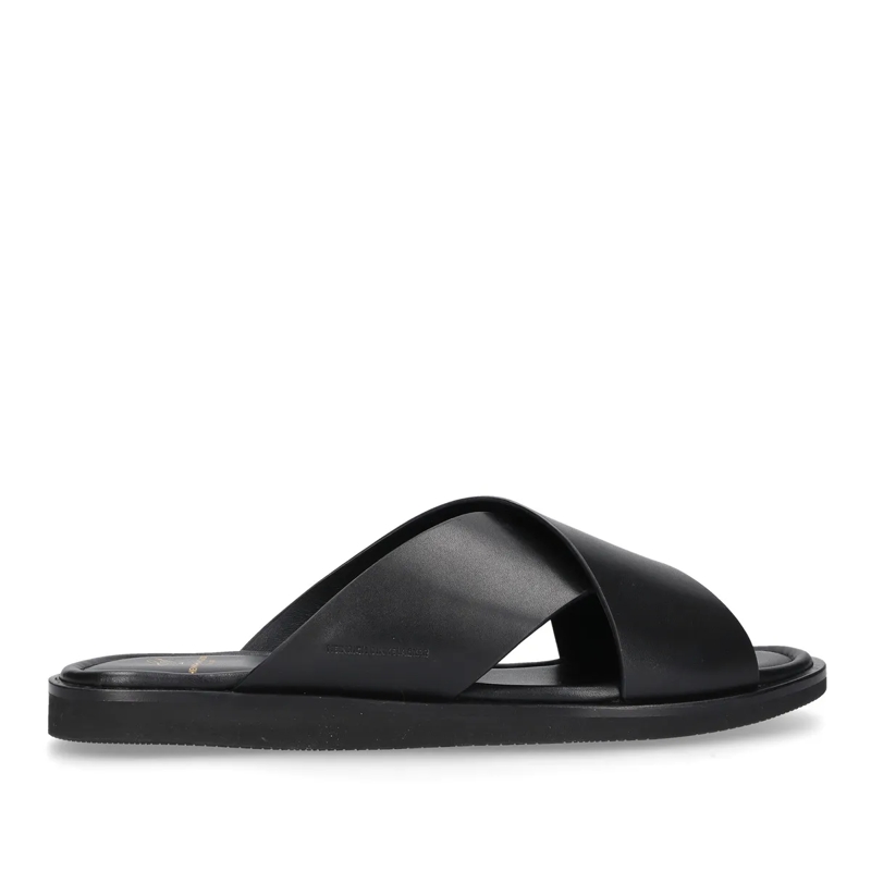 Heinrich Dinkelacker Sandalen Die Garda Kreuzsandale VC in Schwarz besticht durc schwarz
