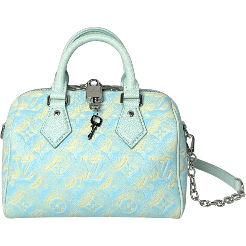 Louis Vuitton Schultertasche Louis Vuitton Speedy Bandouliere 20 Stardust M4609 grün