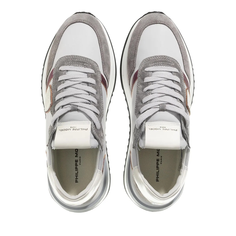Philippe Model Low-Top-Sneaker Tropez 2.1 Low Woman Mondial_Gris Anthracite(Image 10)
