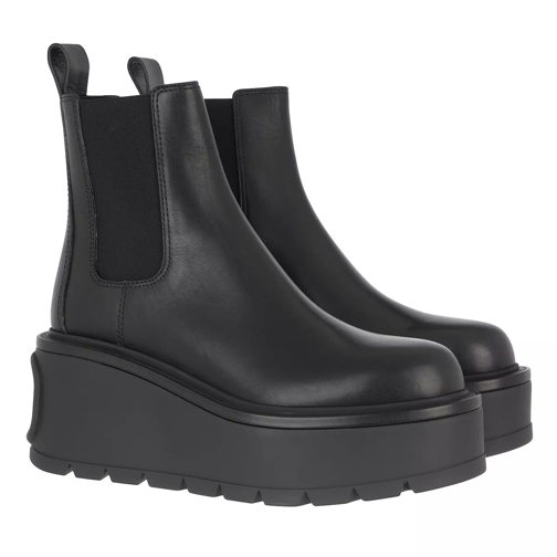 Valentino Garavani Heeled Ankle Boots Leather Black Ankle Boot