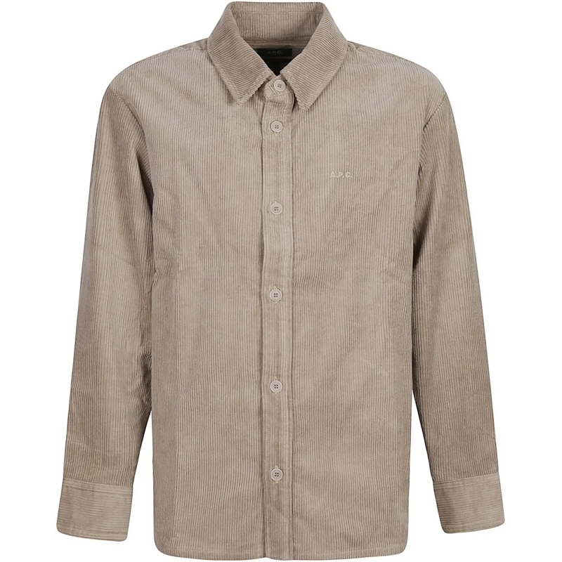 A.P.C. Doudoune Bobby Overshirt Brown braun
