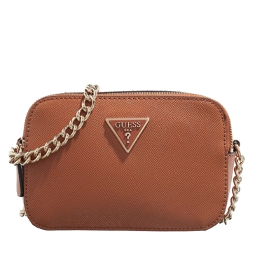 Guess tan crossbody top bag