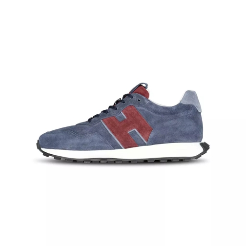 Hogan Sneakers aus Veloursleder Blau scarpa da ginnastica bassa