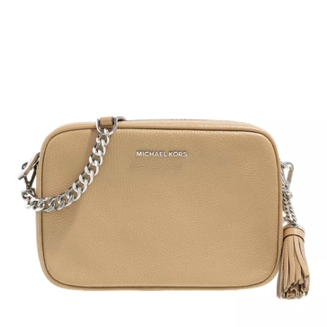 Michael Kors Jet Set Medium Camera Bag Camel Crossbody Bag