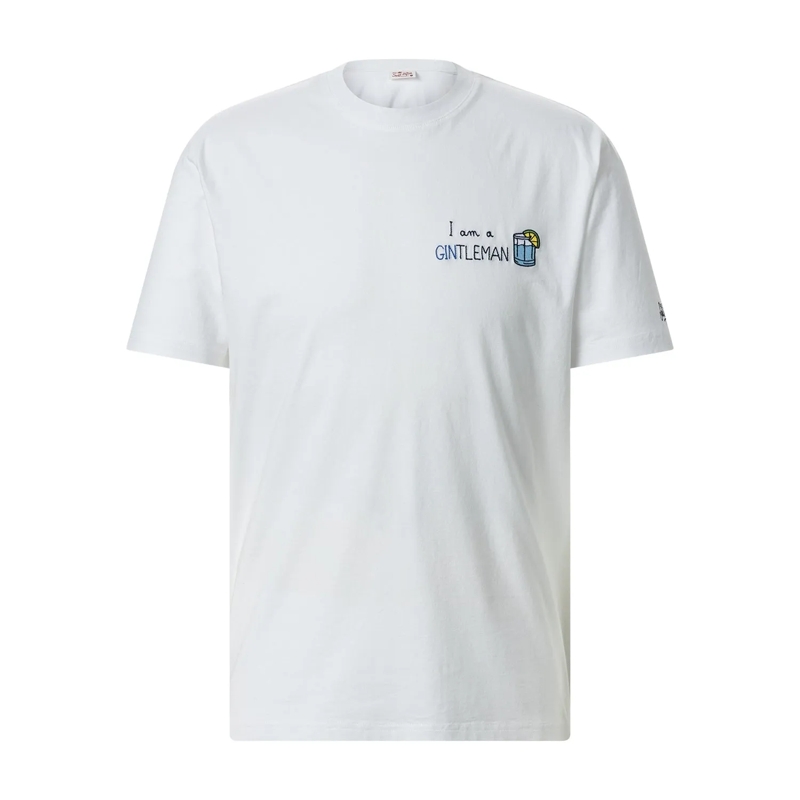 Mc2 Saint Barth T-shirt T-Shirt mit Rundhalsausschnitt weiß