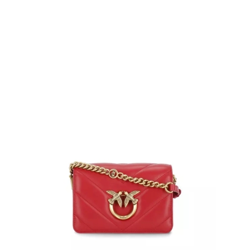 Pinko Love Click Mini Bag Red Liten väska