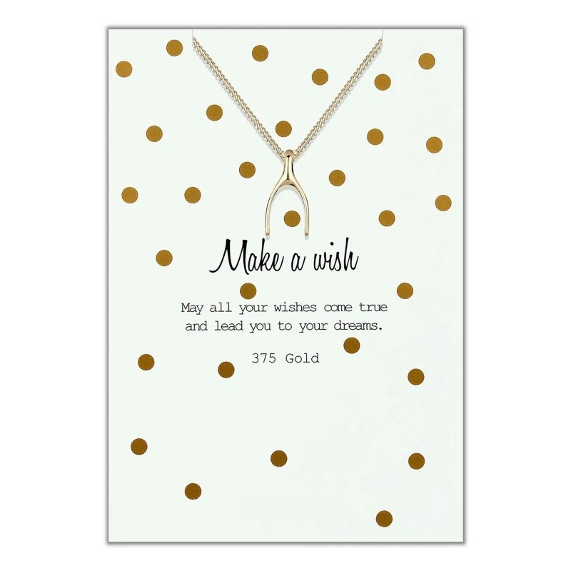 Elli Mittellange Halskette Halskette Wünschelrute 375 Gelbgold gold(Image 7)