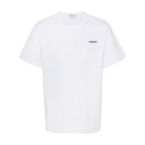 Alexander McQueen T-shirts White Logo T-Shirt White