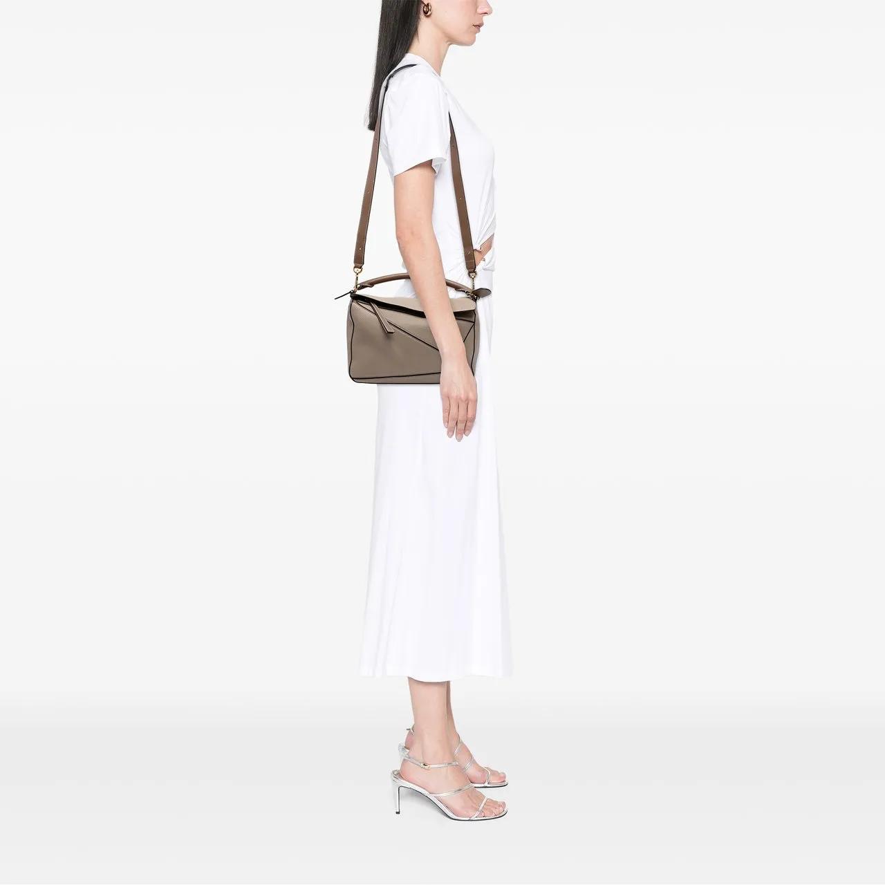 Thumbnail - Loewe Hobo Bags - Medium Calfskin Puzzle Satchel - Gr. unisize - in Braun - für Damen