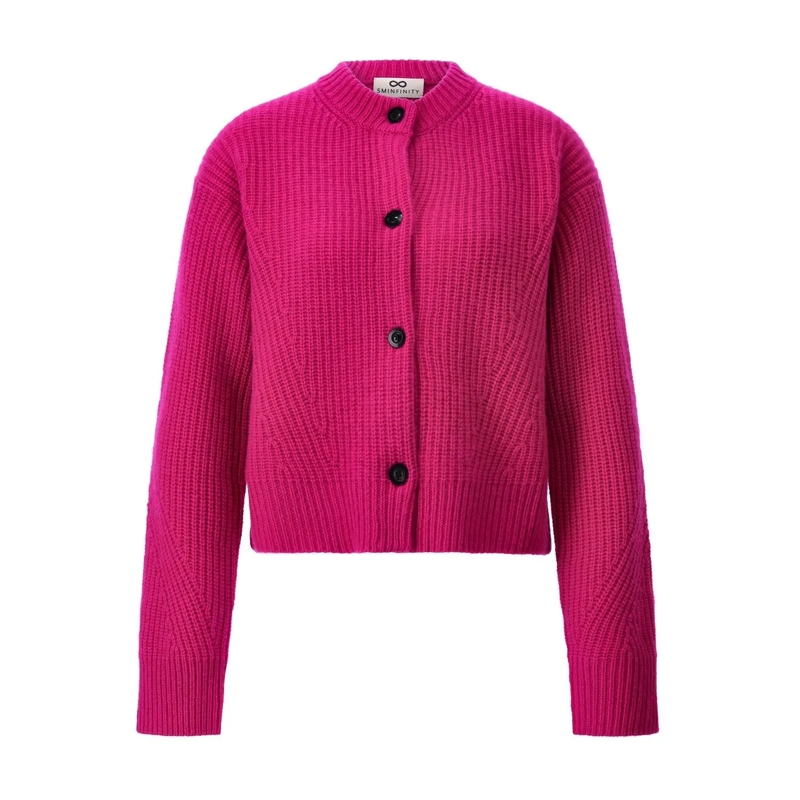 Sminfinity Vest Strickjacke aus Kaschmir pink