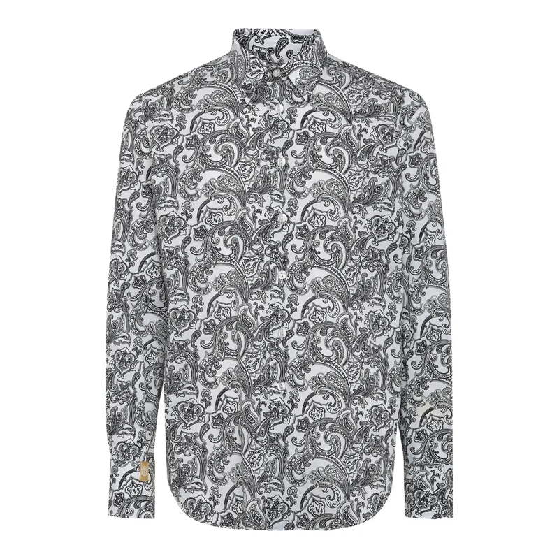 BILLIONAIRE Hemd Hemd Slim Fit weiss