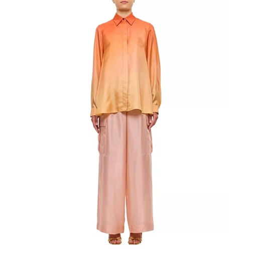 Zimmermann  Tranquillity Scarf Shirt Orange