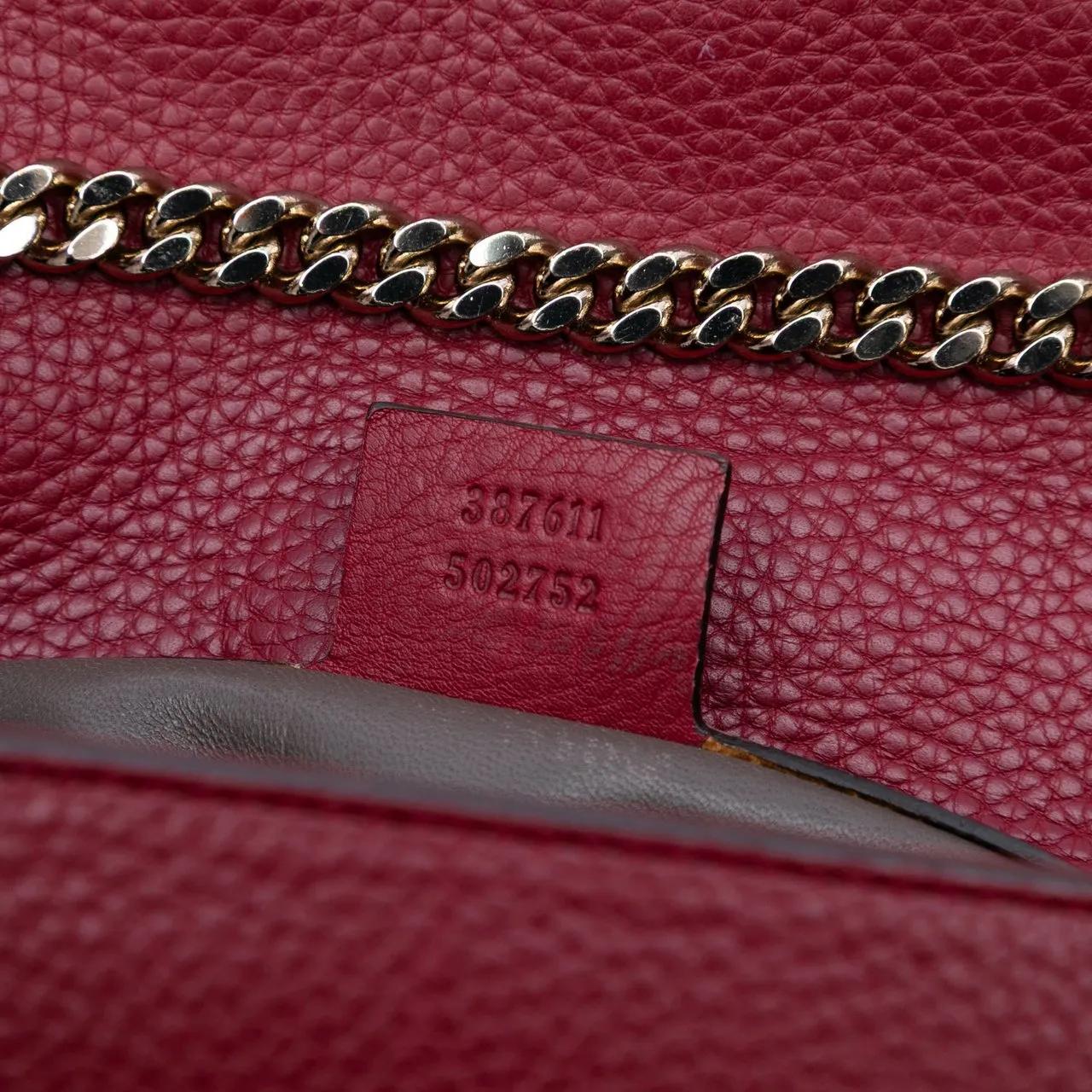 Thumbnail - Gucci Hobo Bags - Medium Leather Miss Bamboo Crossbody - Gr. unisize - in Rot - für Damen