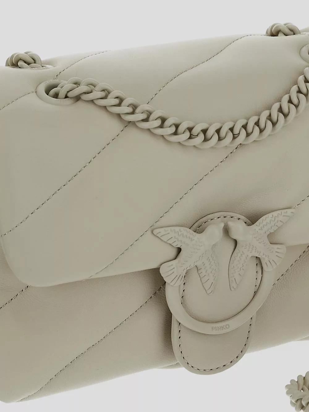 pinko Hobo bags Love Puff Bag in poeder roze