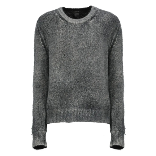 CALIBAN Grey Cotton Sweater Grey Trui