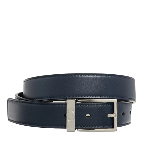 Christian Dior Ledergürtel Belt Simple Ardillio Black / Blue