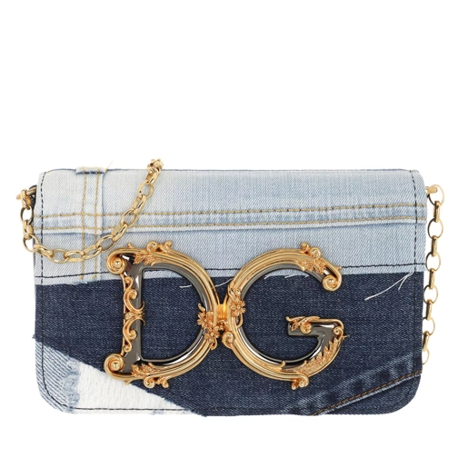 Dolce&Gabbana Patchwork Denim Crossbody Bag Denim Crossbody Bag