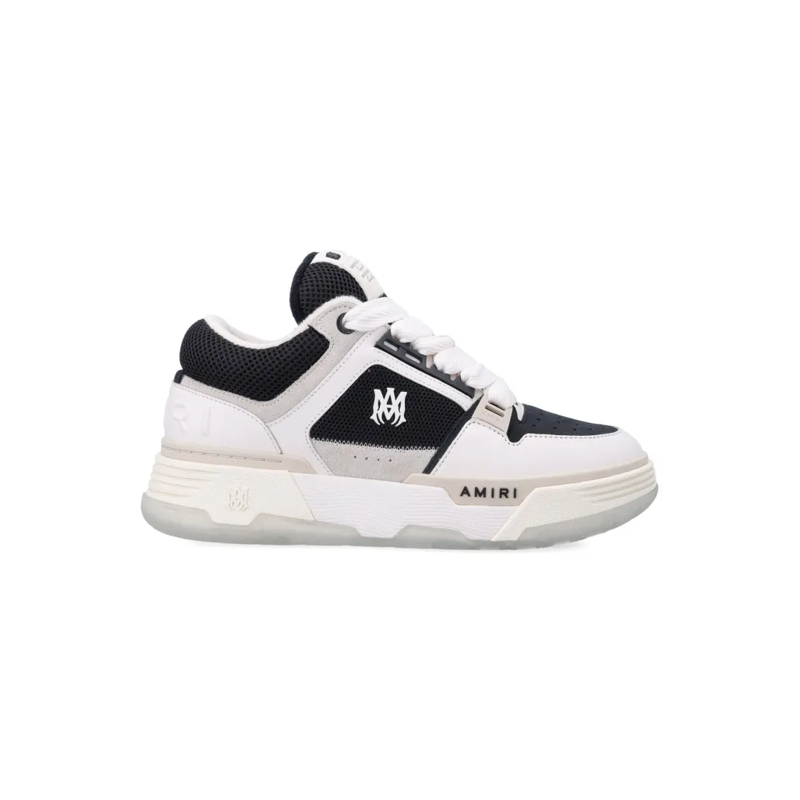 Amiri Low-Top-Sneaker Ma-1 Leather Mesh Sneakers White