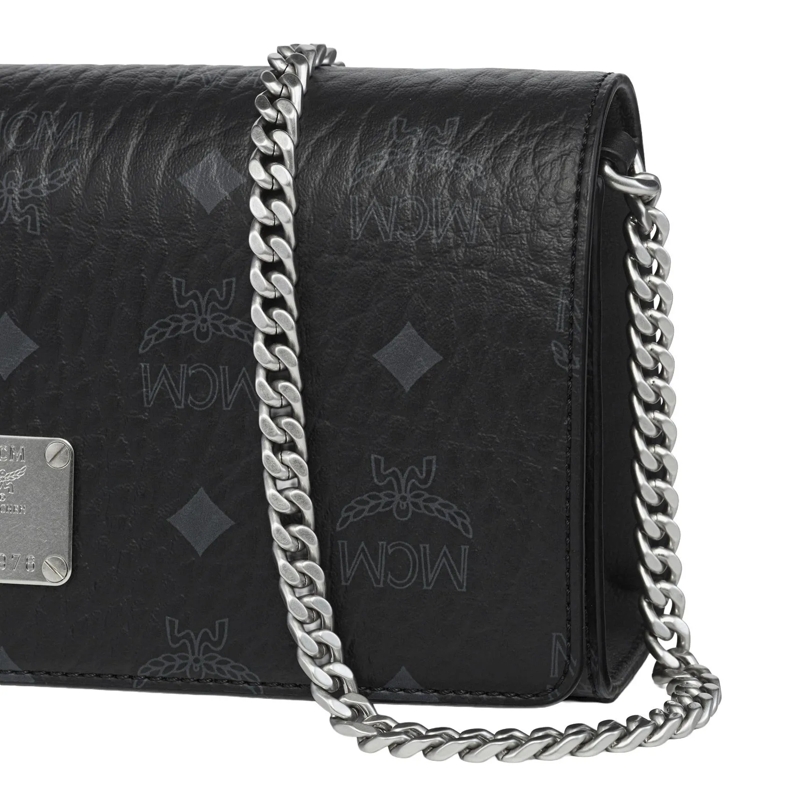 MCM Crossbody Bag Aren Vi Crossbody Mni Bk Black(Image 5)
