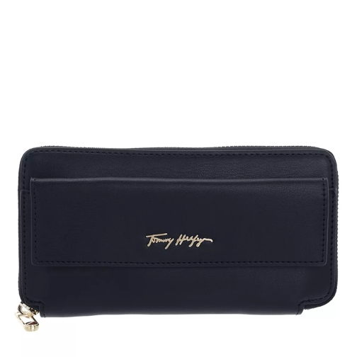 Tommy Hilfiger Iconic Tommy Large Wallet Desert Sky Portafoglio continental
