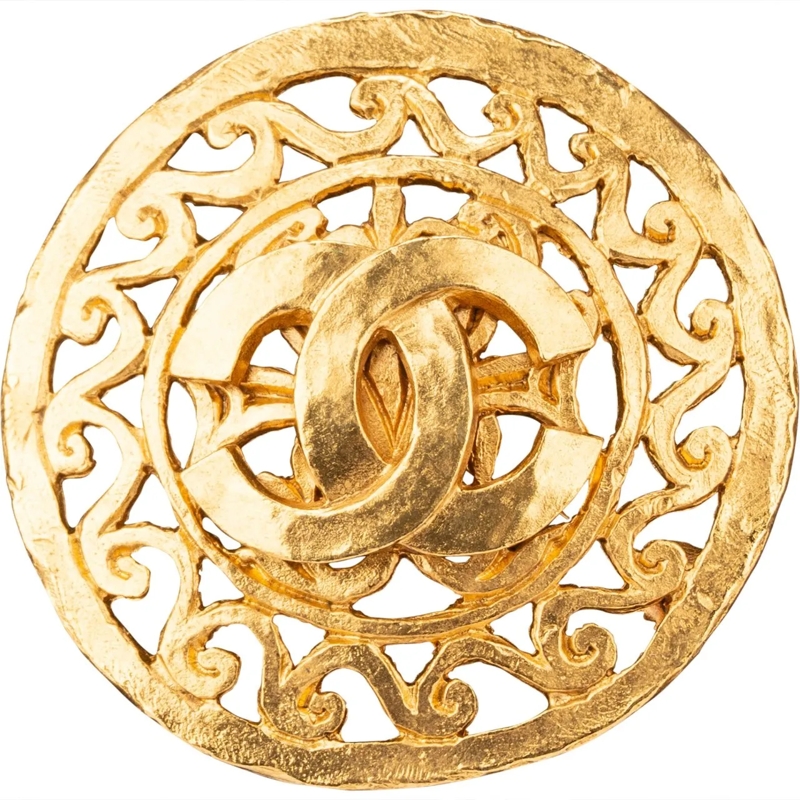 Chanel  Chanel Golden Tendril Brooch mehrfarbig