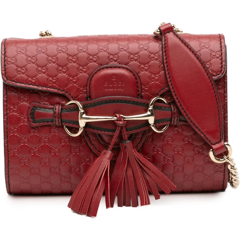 Gucci Sac à bandoulière Mini Microguccissima Emily Crossbody rot