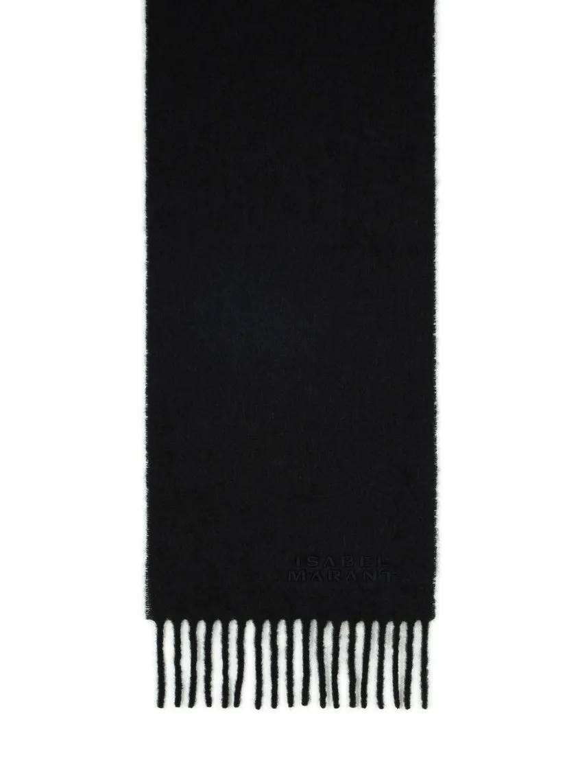 Isabel Marant Tücher & Schals - Firny%27 Black Alpaca Blend Scarf - Gr. unisize - in Schwarz - für Damen