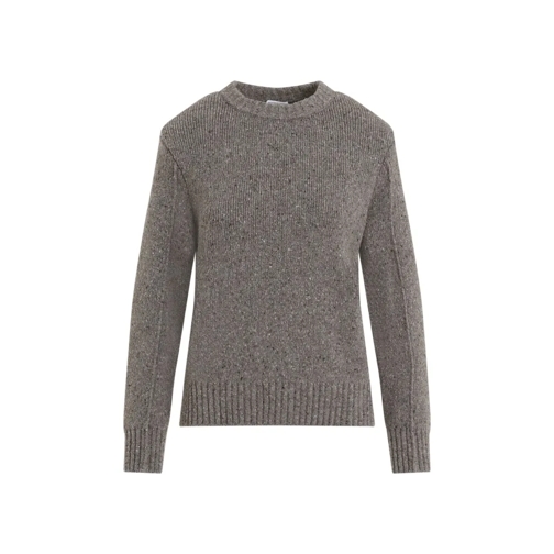 Bottega Veneta Riverbed Melange Grey Wool Pullover Grey Pullover