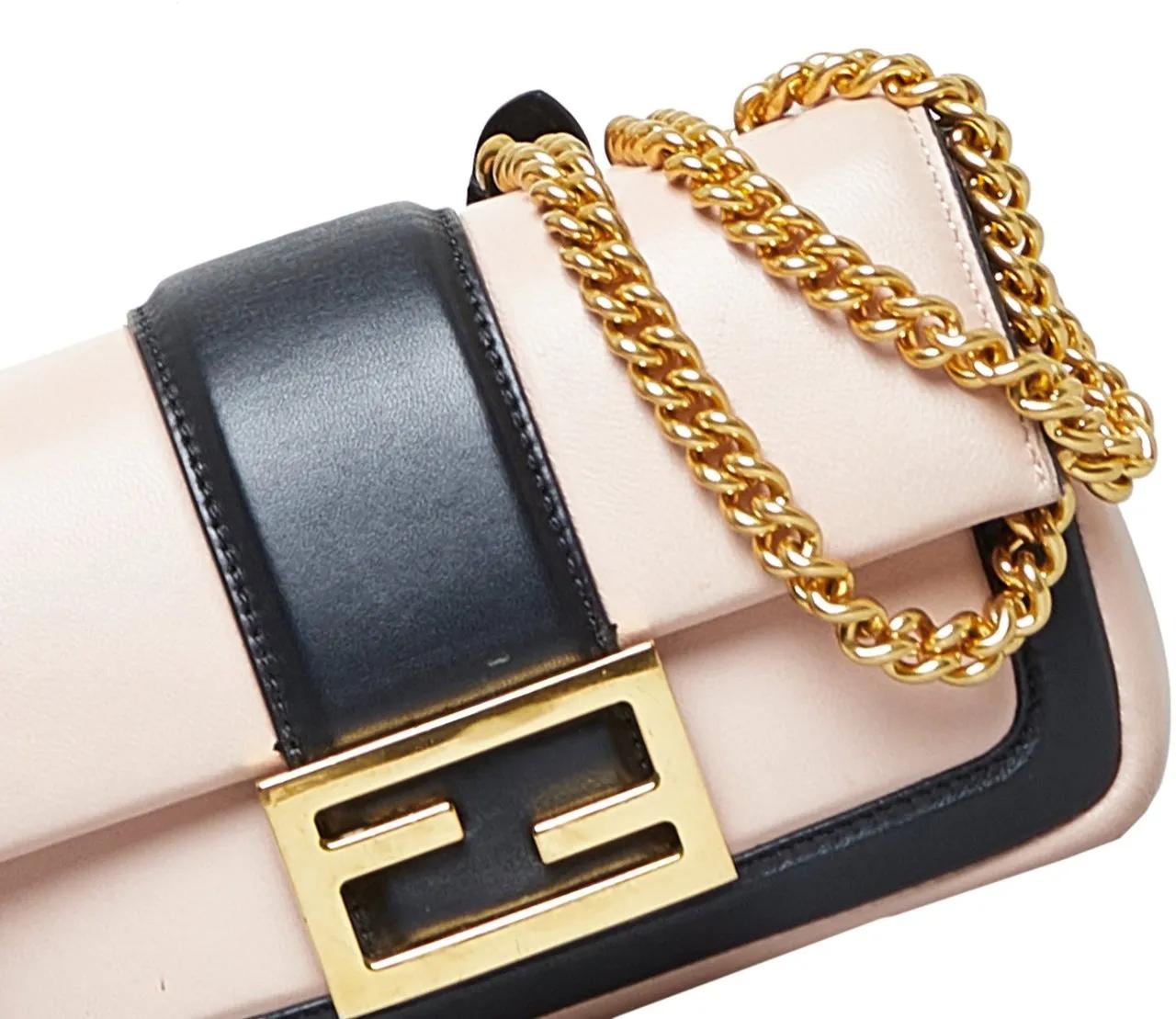 Thumbnail - Fendi Hobo Bags - 2010-present Mini Baguette Chain - Gr. unisize - in Gold - für Damen