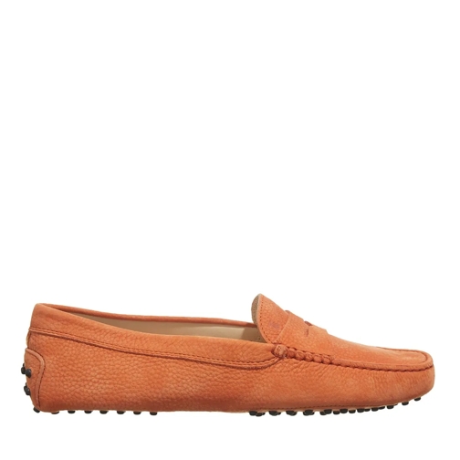 Tod's Loafer Gommini Mocassino Arancio Scuro