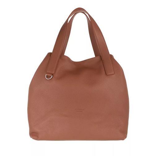 Coccinelle Mila Handbag Grainy Leather Cinnamon Sac à provisions