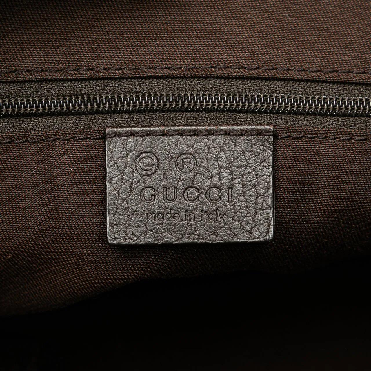 Thumbnail - Gucci Hobo Bags - GG Denim Abbey D Ring Crossbody - Gr. unisize - in Braun - für Damen