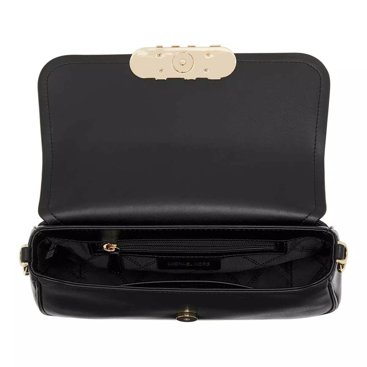 Michael Kors Parker Medium Convertible Pouchette Black Cartable