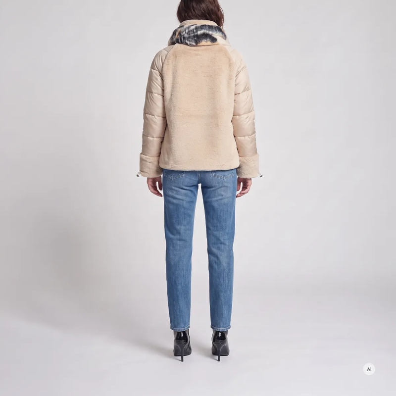 Marc Aurel Blazer Jacke- überschnittener Raglanärmel- mit Paspelt beige(Image 4)