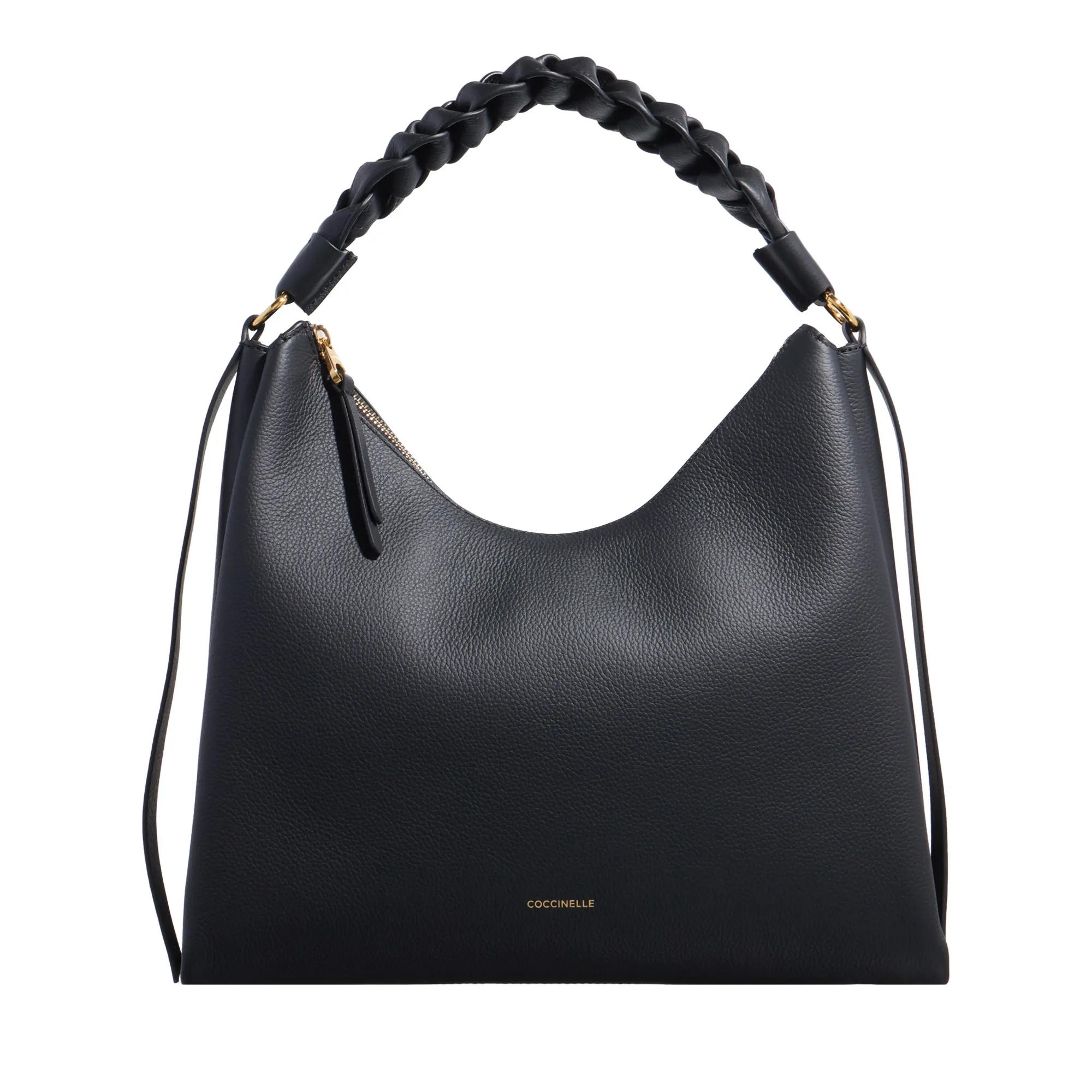 Coccinelle Women's Black Hobo Bags - Boheme Grana Double - Hobo Bags For Unisize