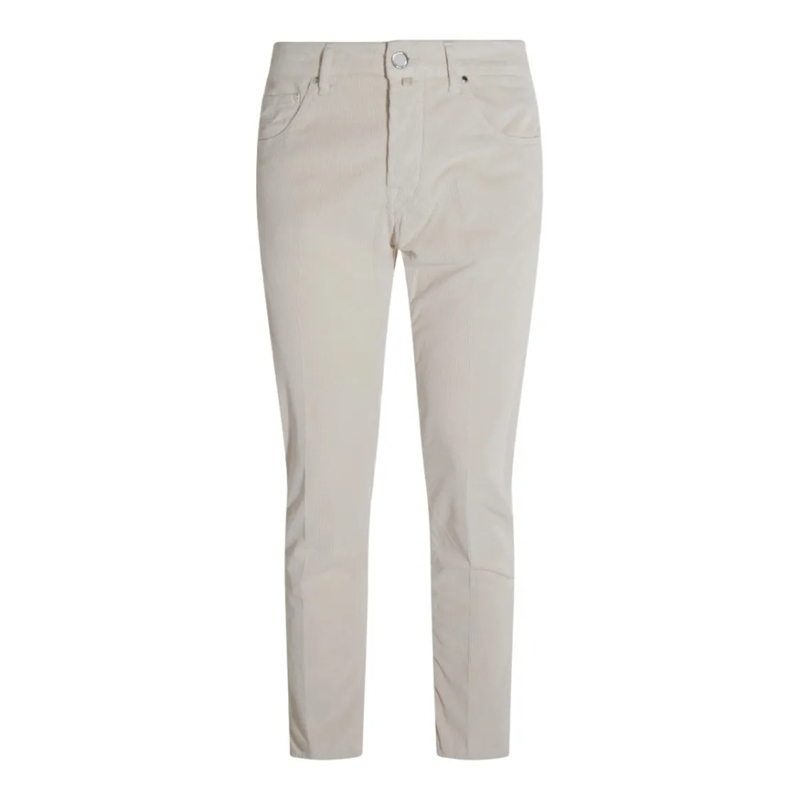 Jacob Cohen Jeans Slim-Fit Casual Trousers Grey