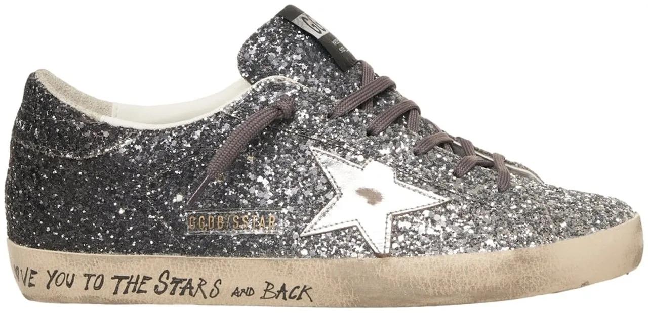 Golden Goose Low-Top Sneaker - Sneakers 'Super-Star Classic' - Gr. 38 (EU) - in Grau - für Damen