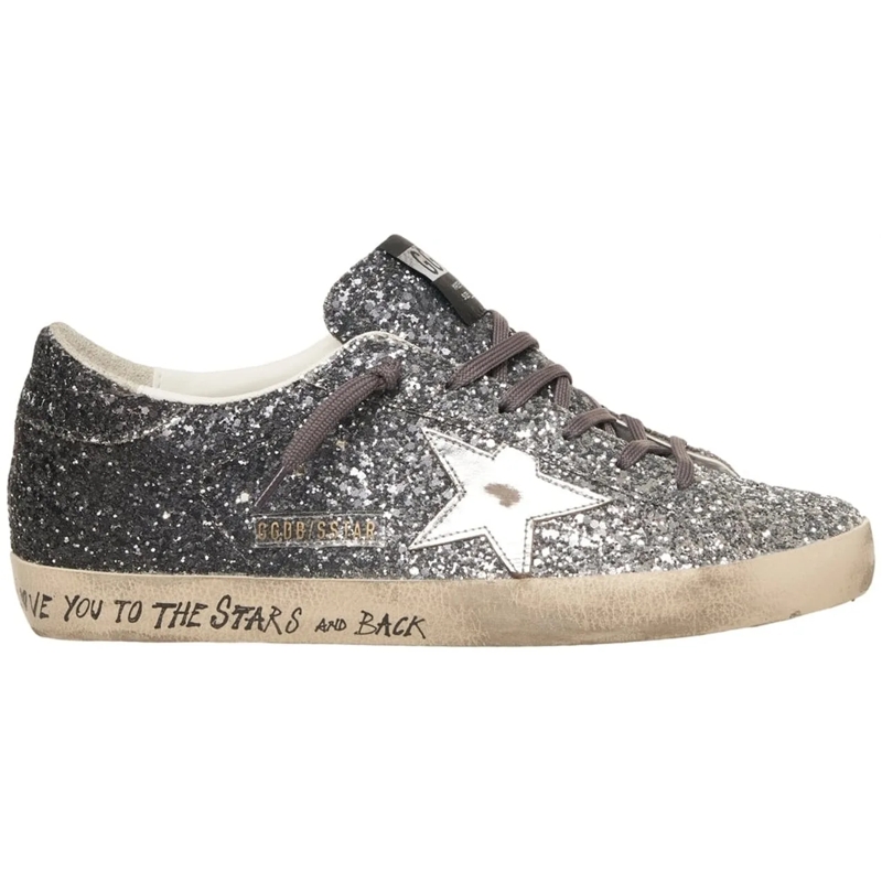 Golden Goose Low-Top-Sneaker Sneakers 'Super-Star Classic' silber